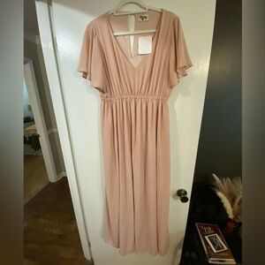 Show Me Your Mumu Pale Pink Dress